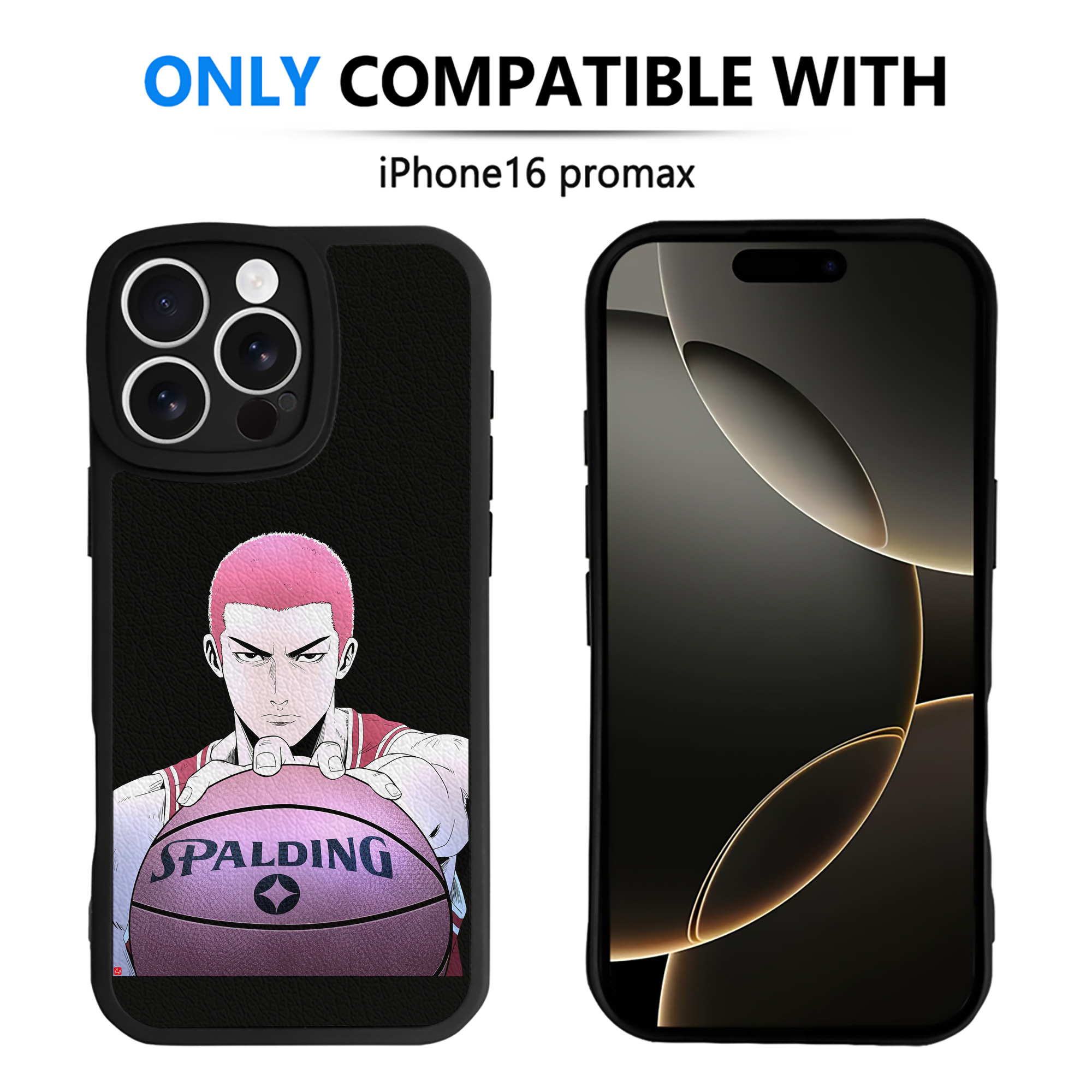 （画像用） SLAM DUNK／スラムダンク 【iPhone 16シリーズ対応】シリコンスマホケース（レザー調） 材質：シリコン